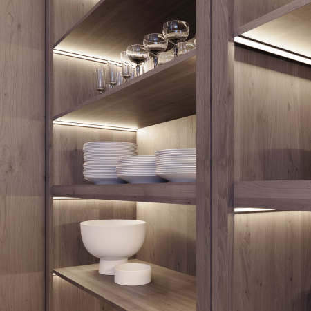 Arlight Профиль SL-KANT-H18-2000 ANOD (Алюминий)