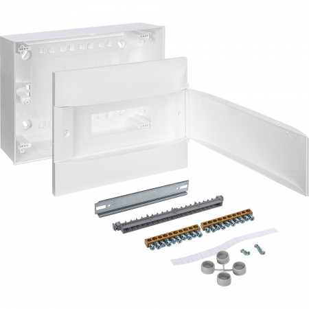 Legrand Practibox S Пластиковый щиток Навесной 1X12 Белая дверь