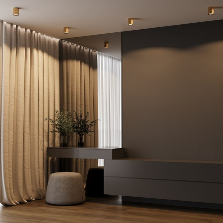 Светильник потолочный светодиодный Primo 12W 3000K латунь 25116/LED Elektrostandard Primo a069413