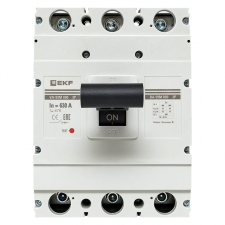 EKF PROxima Автоматический выключатель ВА-99М 800/630А 3P 35кА