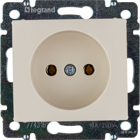 Legrand Valena Крем Розетка 1-ая б/з