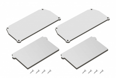 DK5852-WH Комплект торцевых заглушек для профиля Flod, белый