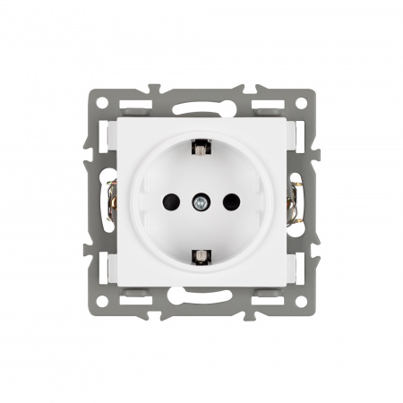 Arlight Механизм электрической розетки SCT-MEU1-PL-WH (250V, 16A) (-)