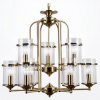 Подвесная люстра 60040/9 античная бронза Eurosvet Consul