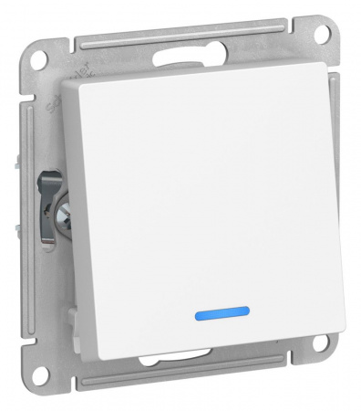 Systeme Electric AtlasDesign Лотос Переключатель 1-клавишный с подсветкой, сх.6а, 10АХ, механизм