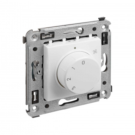 DKC Avanti Белое облако Механизм управления вентиляторами