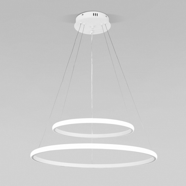 Подвесной светодиодный светильник с пультом управления 90264/2 белый Eurosvet Collars