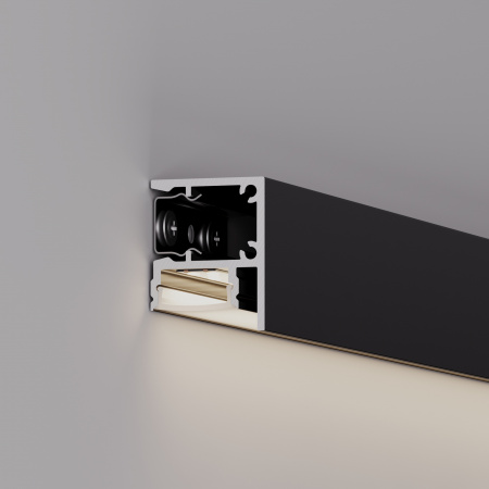 Arlight Профиль WALL-2228-2000 ANOD BLACK (Алюминий)