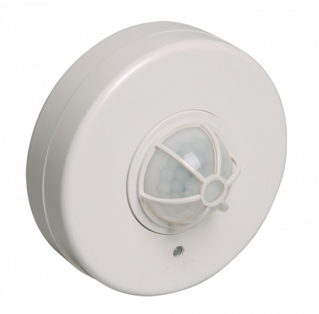 IEK Датчик движения ДД 024 белый, макс. нагрузка 1100Вт, угол обзора 120-360гра, дальность 6м, IP33