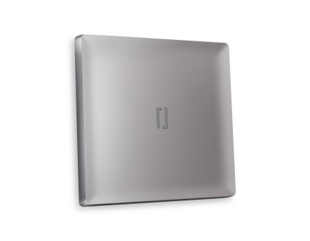 Лицевая панель ALFA (Сталь матовый) для 1-клавишных выключателей с подсветкой QUANT AP5020