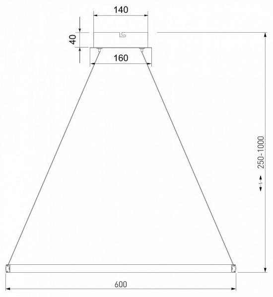 Подвесной светодиодный светильник с пультом управления 90264/1 белый Eurosvet Collars
