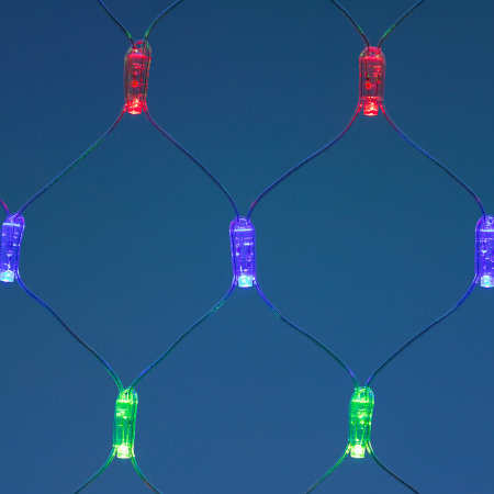 Arlight Светодиодная гирлянда ARD-NETLIGHT-CLASSIC-2000x1500-CLEAR-288LED RGB (230V, 18W) (Ardecoled, IP65)