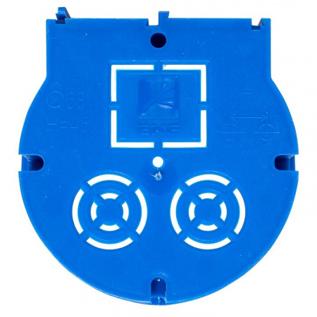 EKF PROxima Коробка установочная сборная оконечная КМТ-010-4005 для твердых стен (71х45) с саморезами