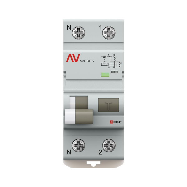 EKF Дифференциальный автомат DVA-10 1P+N 16А (C) 30мА (A) 10кА AVERES