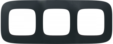 Legrand Valena ALLURE Матовый черный Рамка 3-ая