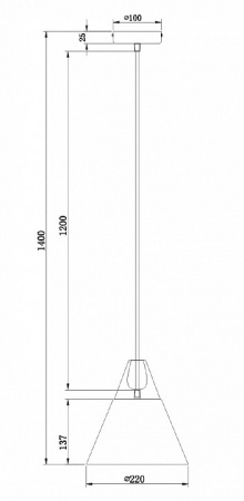 Подвесной светильник P359-PL-220-C Maytoni Bicones