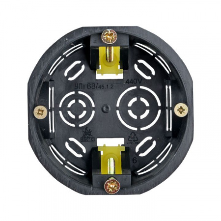 EKF PROxima Коробка установочная КМП-020-011 для полых стен (71х45) с пластиковыми лапками IP30 розничный стикер