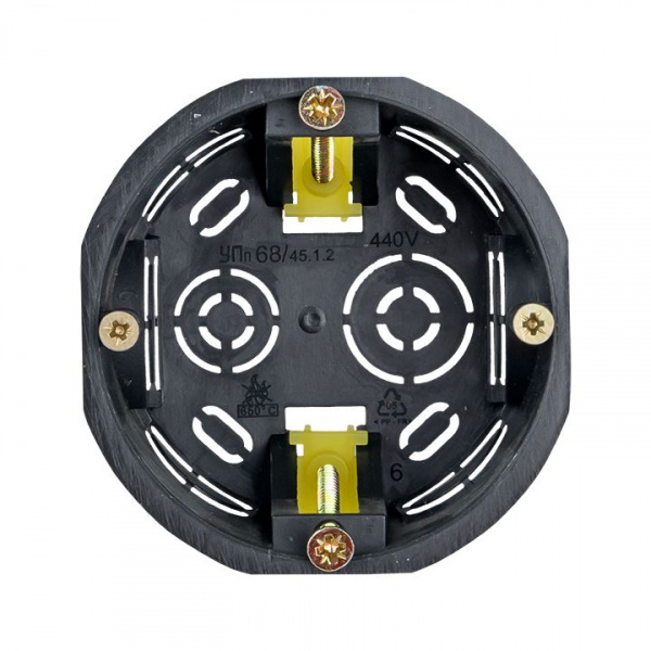 EKF PROxima Коробка установочная КМП-020-011 для полых стен (71х45) с пластиковыми лапками IP30 розничный стикер