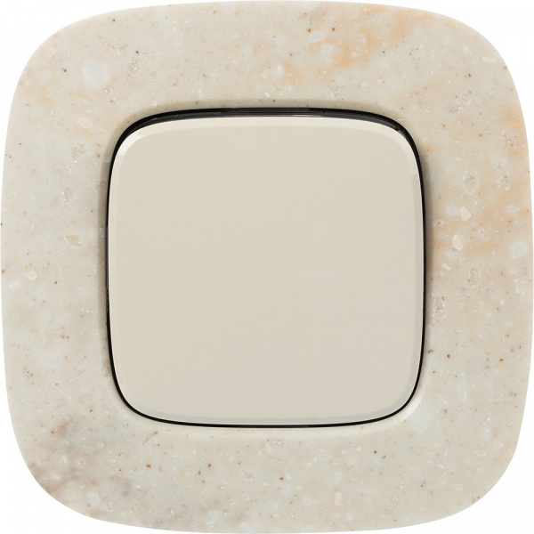 Legrand Valena ALLURE DIY Сл.кость Выключатель 1-клавишный 10А 250В