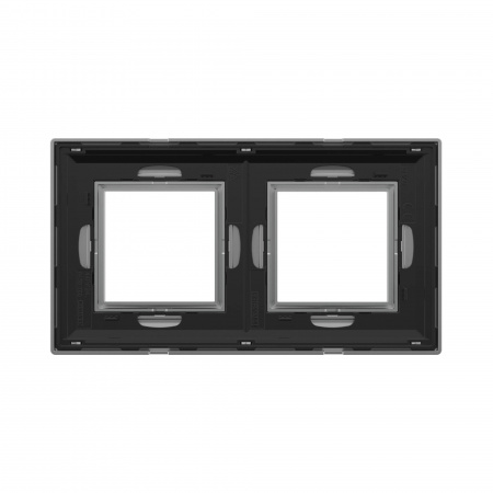 DKC Avanti Светло-Серебристый Металл Рамка 4 модуля