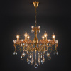 Подвесная хрустальная люстра 10109/6 бронза Eurosvet Escada