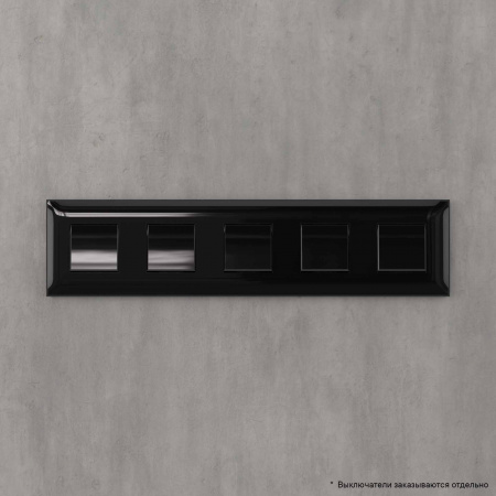 DKC Avanti Черный квадрат Рамка 10 модулей