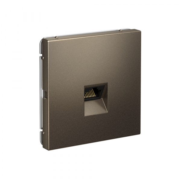 Systeme Electric ArtGallery Мокко Розетка компьютерная RJ45, кат. 6A, механизм