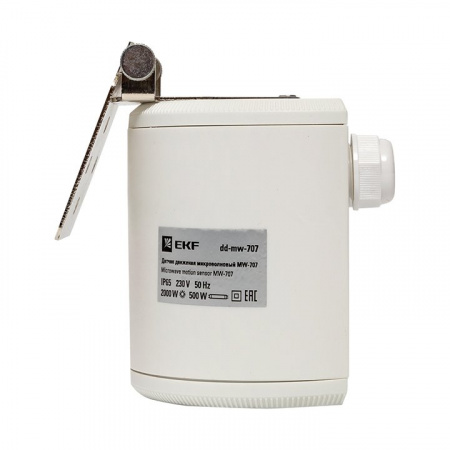 EKF PROxima Микроволновый датчик движения бел. для высоких потолков 2000Вт 360гр. 30м IP65 MW-707