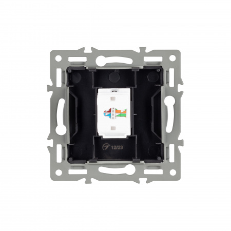 Arlight Механизм компьютерной розетки SCT-MPC1-PL-BK (RJ-45, CAT6) (-)