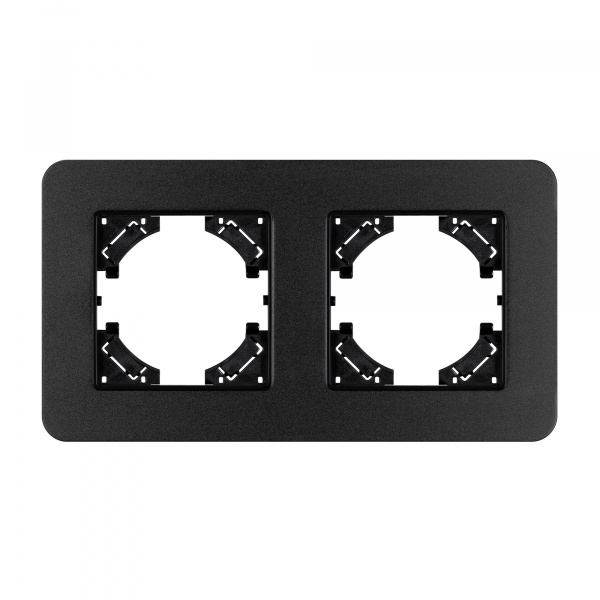 Arlight Рамка алюминиевая FRM-AKIRY-SFAL-2-BK (-)