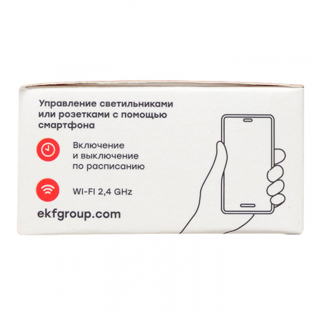 EKF Connect Умное реле в подрозетник 1-канальное Wi-Fi