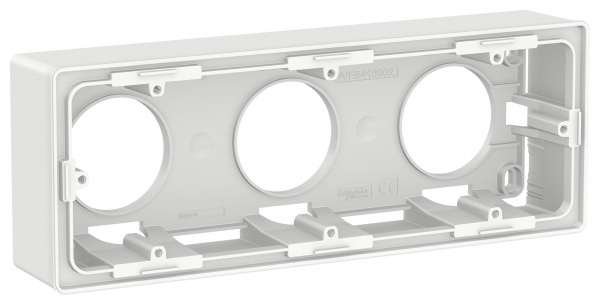 SE Unica New Бел Коробка 3-ая для открытой установки