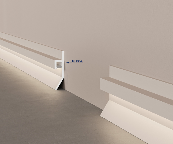 Плинтус PL004, 65х16, 2000мм, Экополимер/14