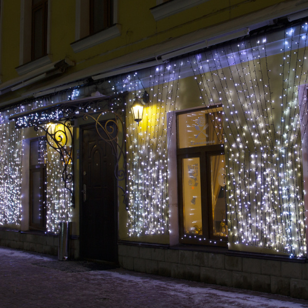 Arlight Светодиодная гирлянда ARD-CURTAIN-PRO-2000x3000-BLACK-760LED-STD WHITE (230V, 70W) (Ardecoled, IP65)