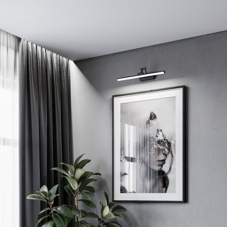 Светильник настенный светодиодный Monza LED черный 4000К 40128/LED черный Elektrostandard Monza a064137