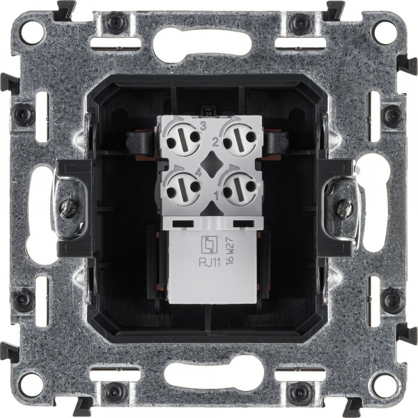 Legrand Valena ALLURE DIY Бел Розетка ТЛФ 1-ая (RJ11)