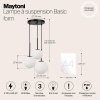 Подвесной светильник Modern MOD321PL-03B Maytoni Basic form