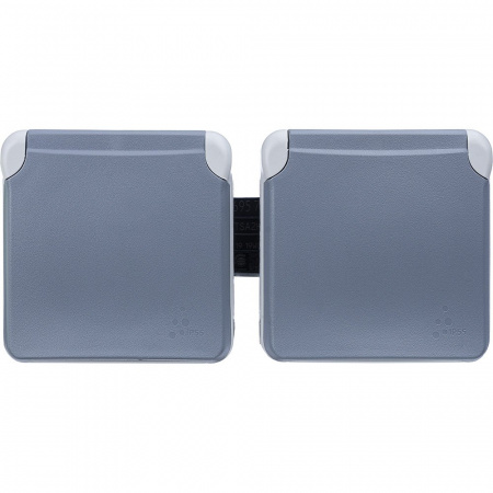 Legrand Plexo Розетка с/з нем.стандарт, 2п. гориз.