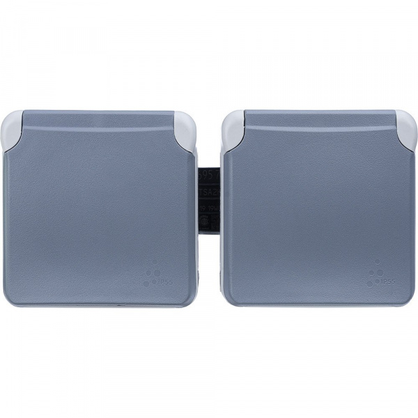 Legrand Plexo Розетка с/з нем.стандарт, 2п. гориз.