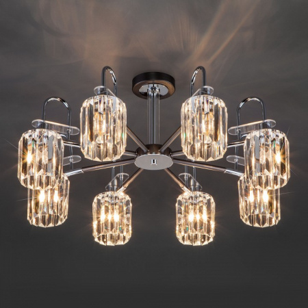 Потолочная люстра в стиле лофт 70090/8 графит Eurosvet Tenia