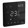 Systeme Electric ArtGallery ЧЕРНЫЙ ТЕРМОСТАТ программируемый с Wi-Fi для электрического теплого пола, 16 А, моноблочный