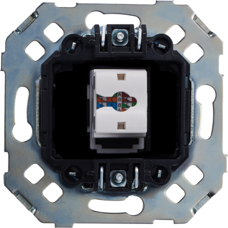 Donel Механизм компьютерной розетки 1-й RJ45 cat.6/ClassE, серия N96 Superfine, DTMLA16100