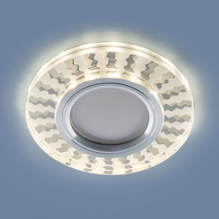 Встраиваемый точечный светильник с LED подсветкой 2248 MR16 Elektrostandard Wavi a047761