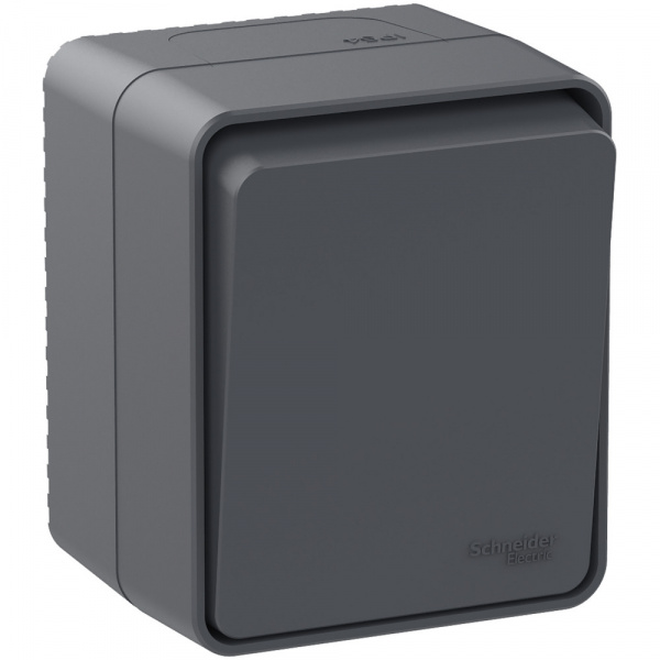 SE AtlasDesign Profi54 Наруж Антрацит Переключатель 1-клавишный 10 АХ