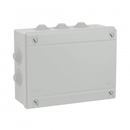 DKC Коробка ответвит. с 10 кабельными вводами д.40мм, IP55, 300х220х120мм