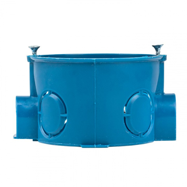 EKF PROxima Коробка установочная КМТ-010-002 для твердых стен (68х42) с саморезами IP20 розничный стикер