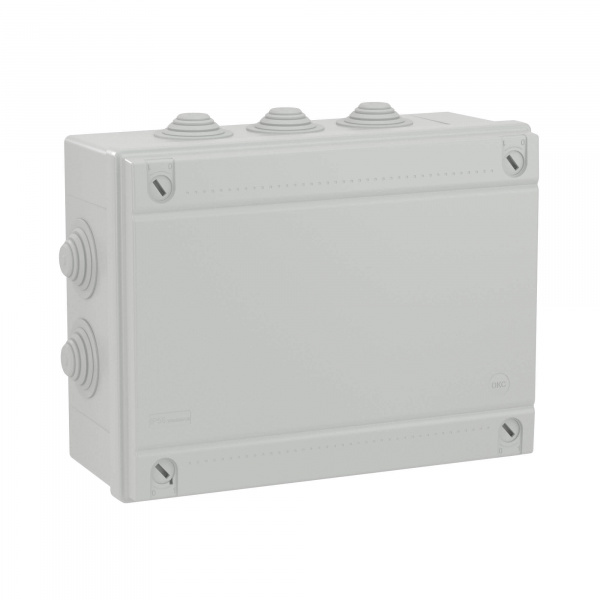 DKC Коробка ответвит. с 10 кабельными вводами д.40мм, IP55, 300х220х120мм