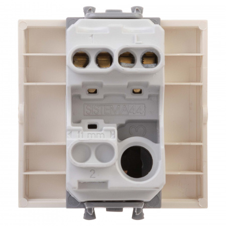 DKC Avanti Ванильная дымка Кнопка 16A 2 модуля