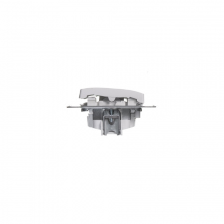 SE Glossa Бел Выключатель 2-клавишный с подсветкой, сх.5а, 10АХ