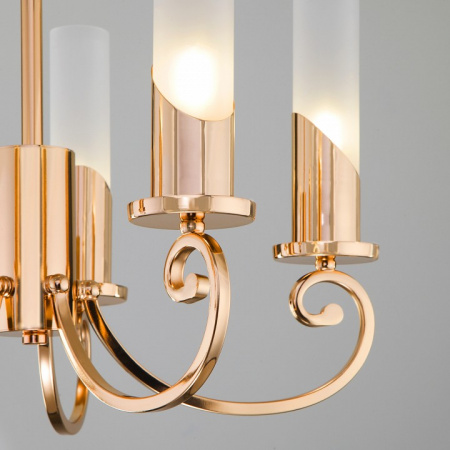 Классическая подвесная люстра 60117/5 золото Eurosvet Banci